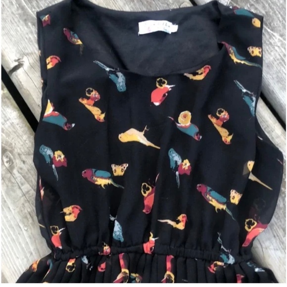 Anthropologie, Shikha London Bird Print Dress - Picture 2 of 6